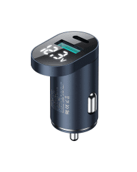 Joyroom C-A17 fast car charger USB / USB Type C 42,5W Quick Charge, Power Delivery, AFC, SCP blue