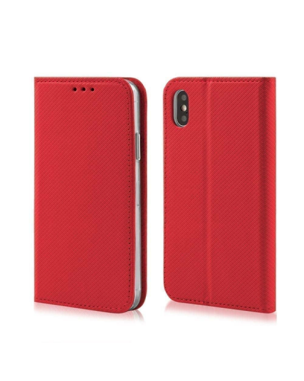 Fusion magnet case книжка чехол для Xiaomi Redmi Note 10 / 10S красный