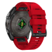 Tech-Protect Silicone Line Strap for Garmin Fenix 5X | 5X Plus | 6X | 6X Pro | 7X | 8 (51 mm) - Red