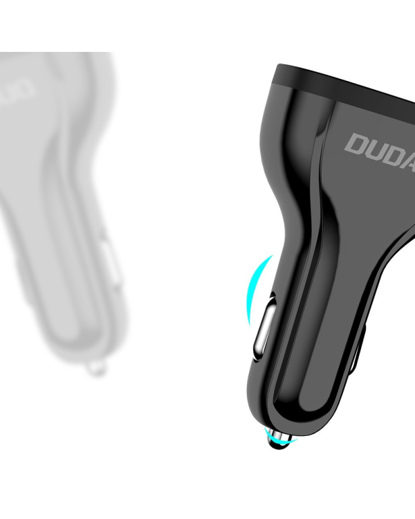 Dudao Car Charger Quick Charge Quick Charge 3.0 QC3.0 2.4A 18W 3x USB Black (R7S black)