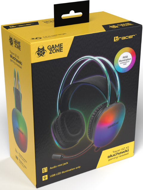 Игровая гарнитура Tracer GameZone GZ X2 | черный