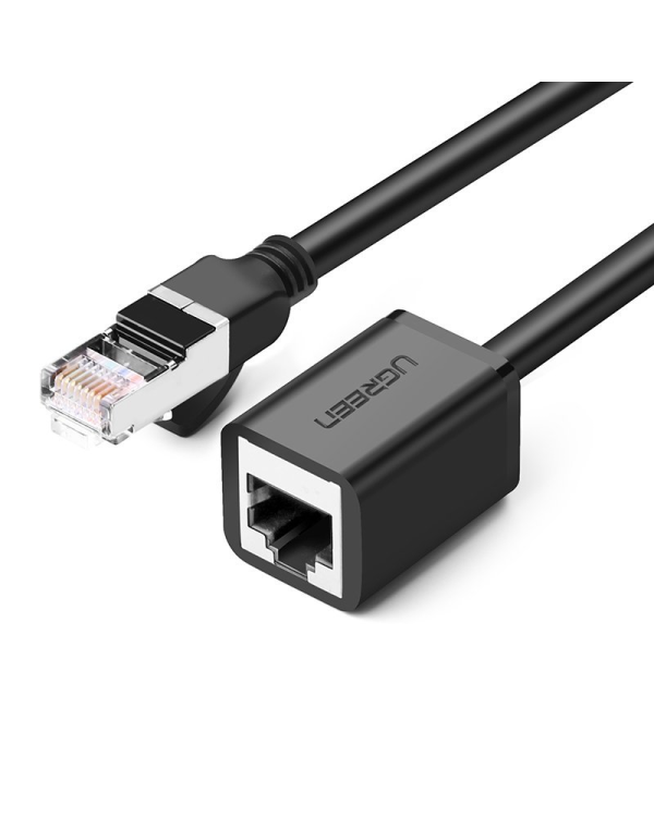 Дополнительное изображение книги «Удлинительный кабель Ugreen Ethernet RJ45 Cat 6 FTP 1000Mbps 2m Black (NW112 11281)»