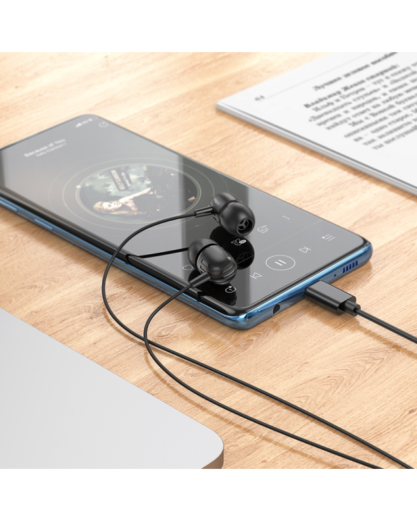 Дополнительное изображение книги «Borofone Earphones BM77 Delicious with microphone Type C black»