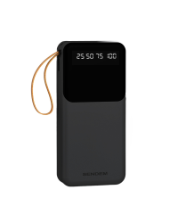 SENDEM P402 powerbank 20000 mAh | 2.4A | LED | встроенный кабель USB-C, Lightning, Micro USB | черный