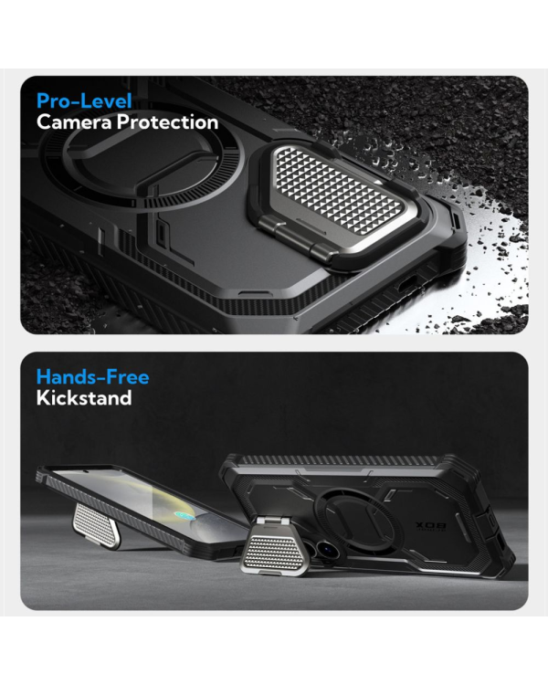 SUPCASE IBLSN ARMORBOX MAGSAFE GALAXY S25 BLACK