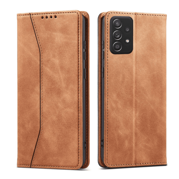 Fusion Magnet Fancy 2 книжка чехол для Samsung A526 / A525 / A528 Galaxy A52 5G / A52 4G / A52s коричневый