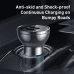 Baseus Digital Display Dual USB 4.8A Car Charger 24W silver (CCBX-0S)