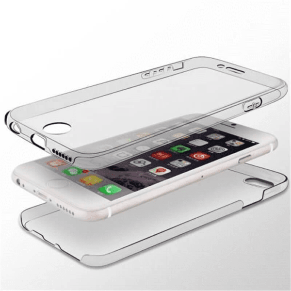 Fusion 360 Defense Прочный Силиконовый чехол для Apple iPhone 7 / 8 / SE 2020 Прозрачный