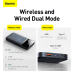 Baseus Magnetic powerbank 10000mAh 20W Overseas Edition navy blue + USB cable - USB Type C (PPCX010201)