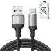 Joyroom USB cable - USB C 3A for fast charging and data transfer A10 Series 1.2 m black (S-UC027A10)