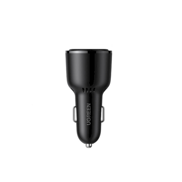 UGREEN CD239 car charger, USB, 2xUSB-C, PD, 69W (black)