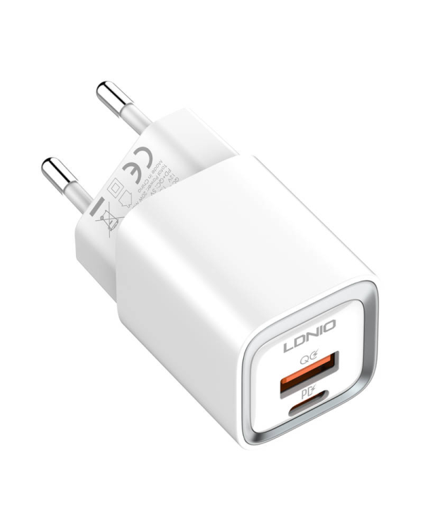 Wall charger LDNIO A2318C USB, USB-C 20W + USB-C Cable