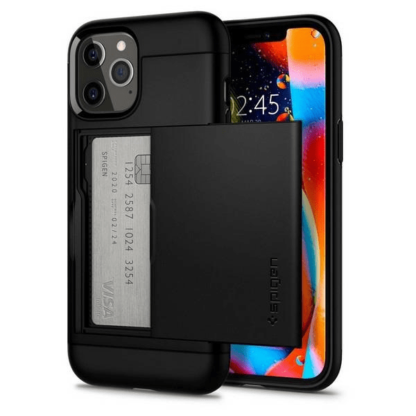 Обложка книги «Spigen Slim Armor CS iPhone 12|12 Pro 6,1"  czarny|black ACS01707»