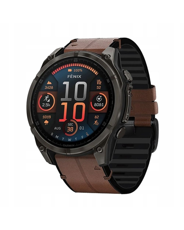 TECH-PROTECT SILICONE PU GARMIN FENIX 5X | 5X PLUS | 6X | 6X PRO | 7X | 8 (51 ММ) КОРИЧНЕВЫЙ