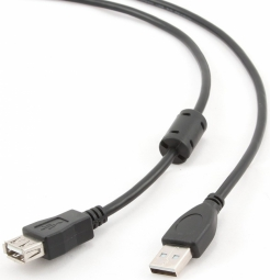 Обложка книги «Kabelis Gembird USB Male - USB Female 4.5m Black»