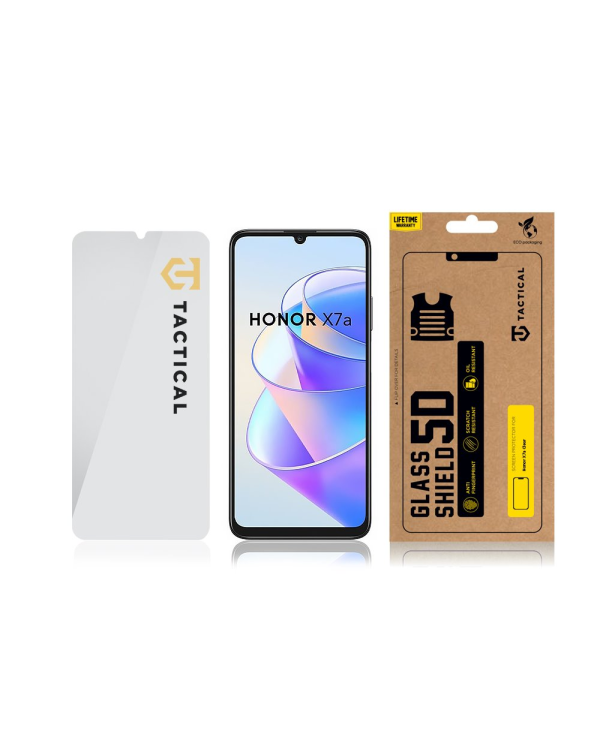 Tactical Glass Shield 2.5D for Honor X7a Clear