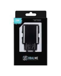 OBAL:ME Настенное зарядное устройство USB-C 20 Вт черный