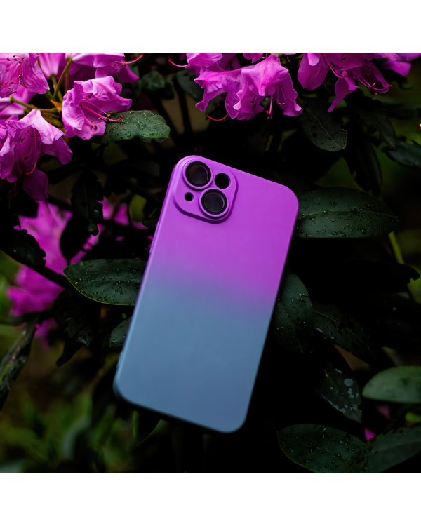Fusion Neogradient case 2 силиконовый чехол для Apple iPhone 13 фиолетовый синий