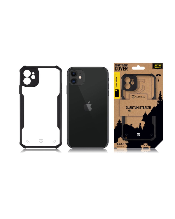 Дополнительное изображение книги «Tactical Quantum Stealth Чехол для Apple iPhone 11 Clear|Black»