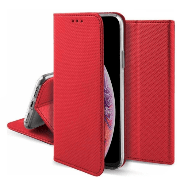Fusion Magnet Case Книжка чехол для Xiaomi Redmi Note 9S / 9 Pro / 9 Pro Max Красный