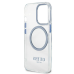 Guess GUHMP13XHTRMB iPhone 13 Pro Max 6,7" niebieski|blue hard case Metal Outline Magsafe