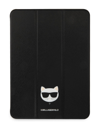 KLFC11OCHK Karl Lagerfeld Choupette Head Saffiano Folio Cover for iPad Pro 11 Black