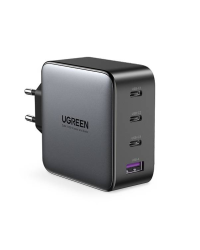 UGREEN CD226 Настенное зарядное устройство, USB QC3.0, 3x USB-C, 100 Вт, PD (черный)