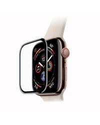 Fusion Nano 9H защитное стекло для экрана часов Apple Watch 4 / 5 40 mm черное