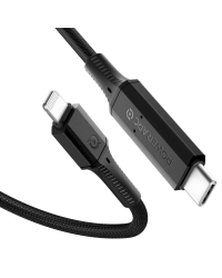 SPIGEN PB1901 POWERARC LIGHTNING MFI CABLE PD100W / 2A 100CM BLACK