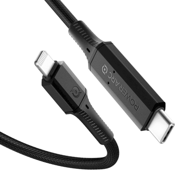 Обложка книги «SPIGEN PB1901 POWERARC LIGHTNING MFI CABLE PD100W / 2A 100CM BLACK»