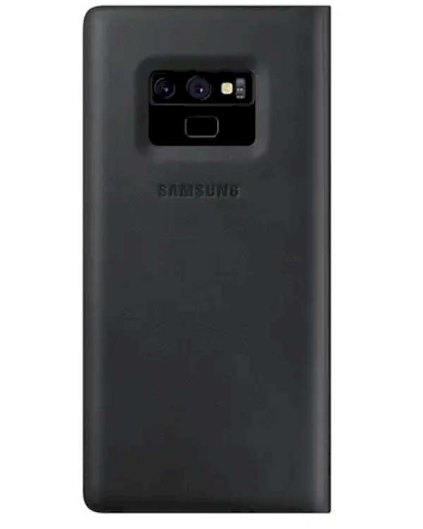 Samsung EF-WN960LBEGWW Leather Wallet Cover Чехол из натуральной кожи для телефона Samsung N960 Galaxy Note 9 Черный