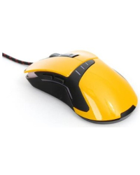 Игровая мышь Varr OM0270 с 6 кнопками / LED / 1200-1600-2400-3200 DPI / USB / желтая