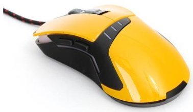 Игровая мышь Varr OM0270 с 6 кнопками / LED / 1200-1600-2400-3200 DPI / USB / желтая