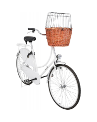 Trixie Велосипедная корзина с решеткой, 44 × 48 × 33 см, тан