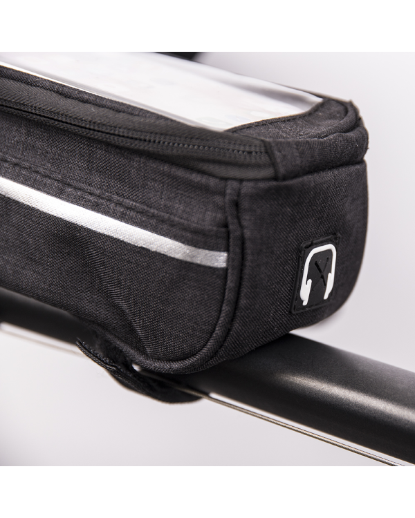 Дополнительное изображение книги «Waterproof bike frame bag with phone holder black»