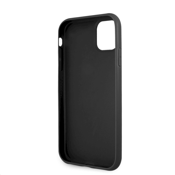 Обложка книги «GUHCN61SA4GGBK Guess PU Saffiano Big 4G Metal Logo Case for iPhone 11 Black»