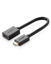 UGREEN 20137 Adapter Mini HDMI to HDMI, 22cm (black)