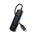 UGREEN CM416 4in1 USB to 4x USB adapter 0.25m (black)