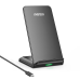Choetech Qi wireless charger 10W phone stand + USB cable - micro USB black (T524-S)