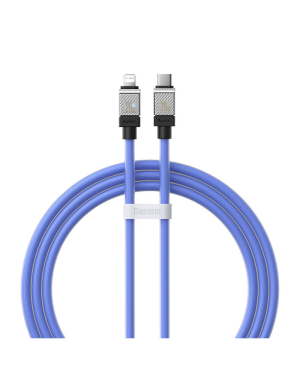Кабель быстрой зарядки Baseus USB-C to Coolplay Series 1 м, 20 Вт (фиолетовый)