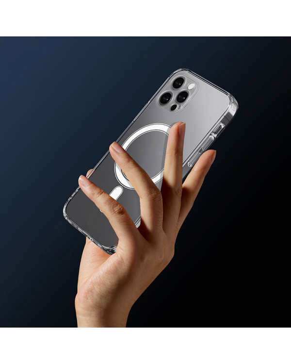 Чехол Fusion Anti Shock 1,5 мм Mag для iPhone 13 6,1" прозрачная защита камеры