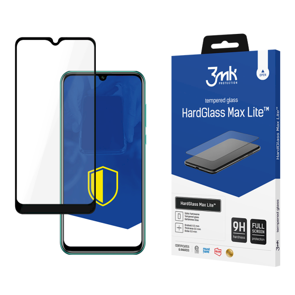 Обложка книги «Huawei P Smart S Black - 3mk HardGlass Max Lite™ screen protector»