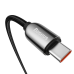 Baseus USB Type C cable - USB Type C 100W (20V | 5A) Power Delivery with display screen power meter 2m black (CATSK-C01)