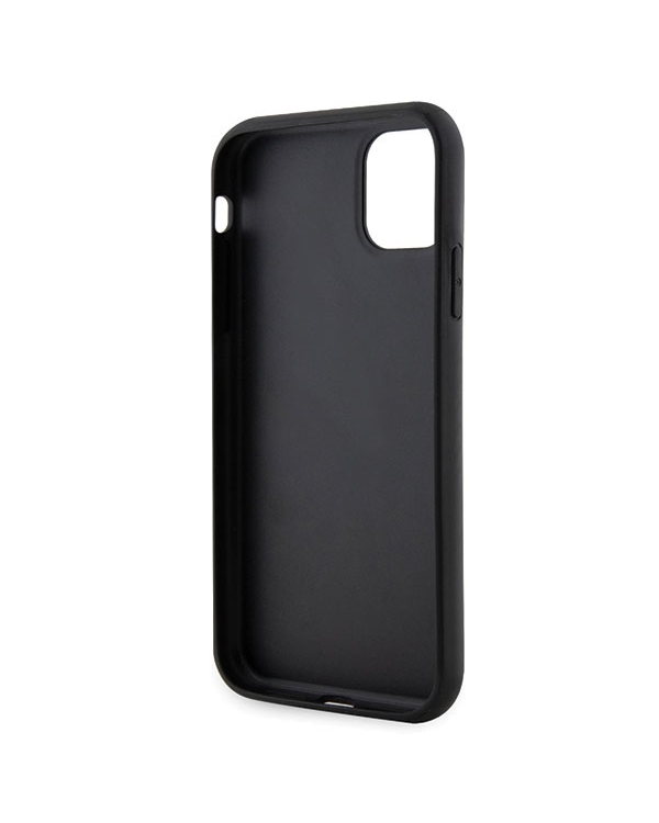Оригинальный чехол KARL LAGERFELD Glitter Choupette Patch KLHCN61G2CPS для Iphone 11| Xr серебристый