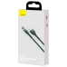 USB magnetic cable - Micro USB Baseus Zinc 2.1A 1m (green)
