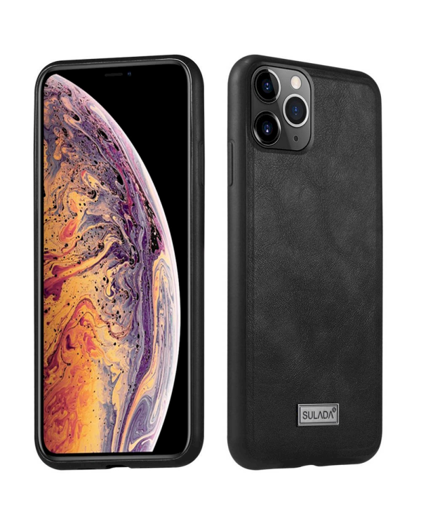 Sulada royal case прочный силиконовый чехол для Apple iPhone 12 Pro Max черный