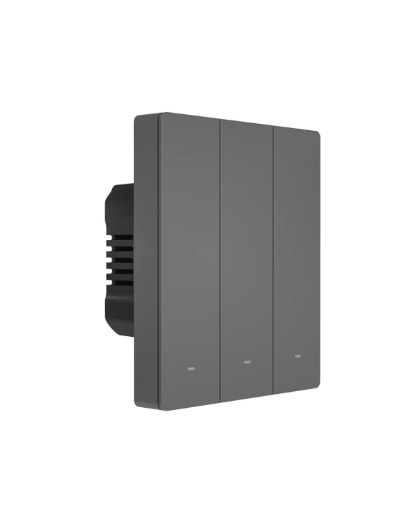 Sonoff Smart 3-канальный Wi-Fi настенный выключатель черный (M5-3C-80)
