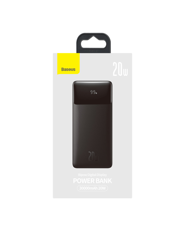 Powerbank Baseus Bipow 30000mAh, 20W (black)
