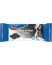 Лакомства для собак : Trixie Black|White Cookies, ø 4см, 4шт|100гр