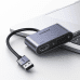 Адаптер-переходник Ugreen USB - HDMI 1.3 (1920 x 1080 @ 60Hz) + VGA 1.2 (1920 x 1080 @ 60Hz) серый (CM449)
